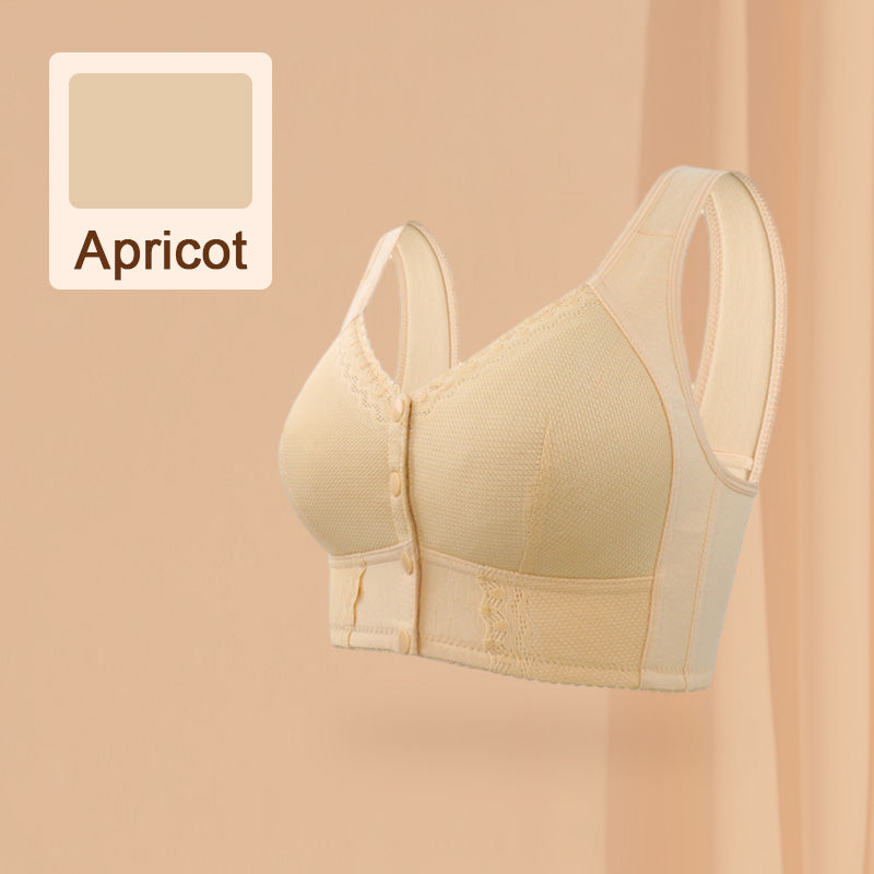 💟 Buy One Get One Free! Breathable Plus-Size Front-Fastening Bra – Comfort & Support for Fuller Figures