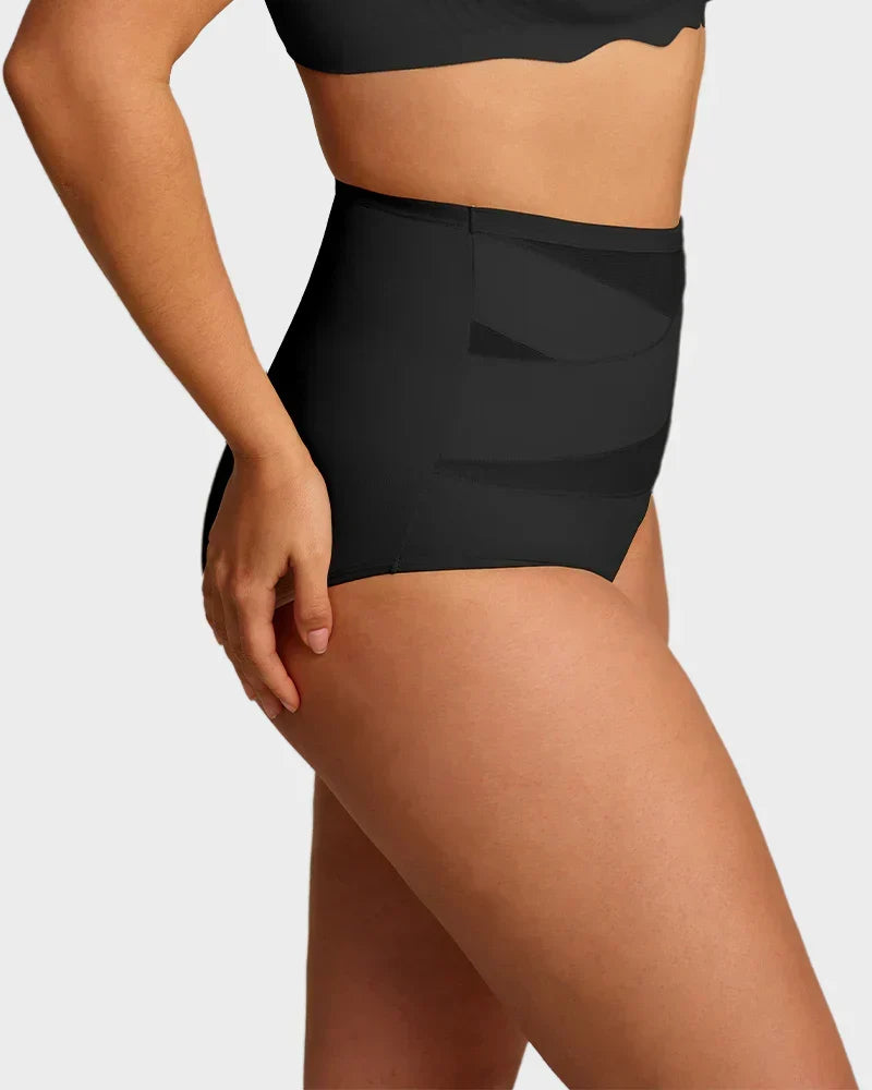 🌸Last Day Buy 1 Get 3 Packs✨Plus-Size High-Waist Cross Tummy Control Panties