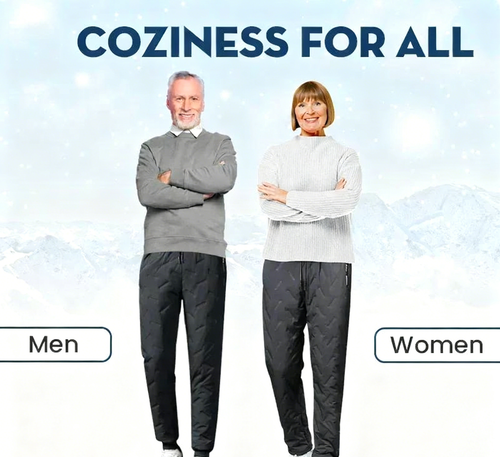 ⏳ Last Day: 50% Off! ✨ Super Soft, Warm & Waterproof Unisex Fleece-Lined Trousers – Cosy Winter Comfort