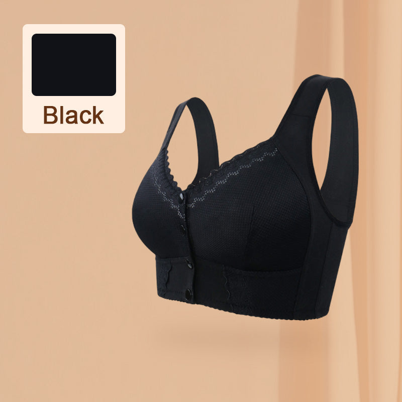 💟 Buy One Get One Free! Breathable Plus-Size Front-Fastening Bra – Comfort & Support for Fuller Figures