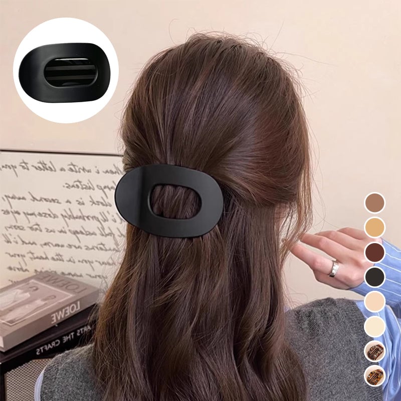✨ Oval Hair Clip Set (4 Pack) – Elegant & Gentle Hair Accessories for All Hair Types ✨