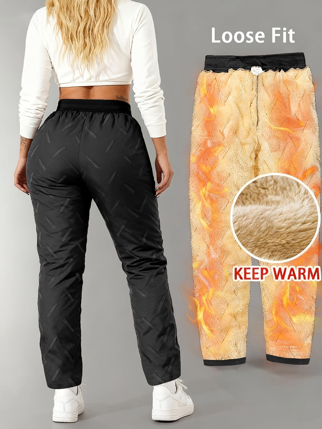 ⏳ Last Day: 50% Off! ✨ Super Soft, Warm & Waterproof Unisex Fleece-Lined Trousers – Cosy Winter Comfort