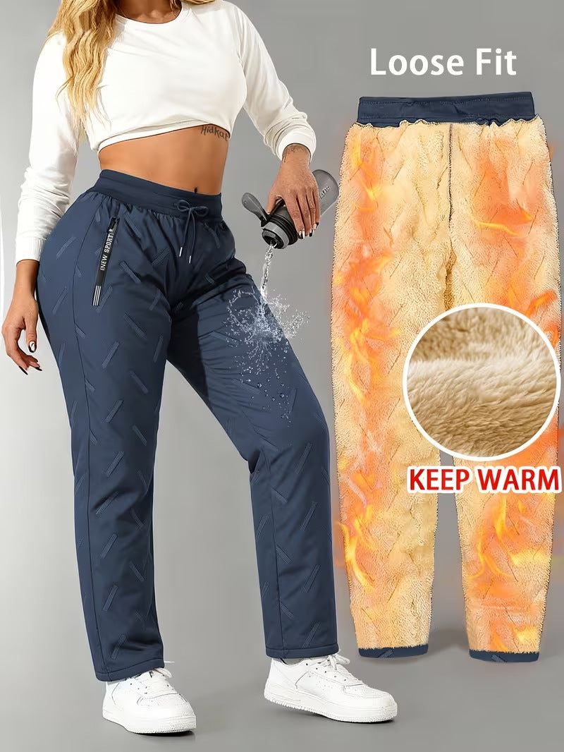 ⏳ Last Day: 50% Off! ✨ Super Soft, Warm & Waterproof Unisex Fleece-Lined Trousers – Cosy Winter Comfort