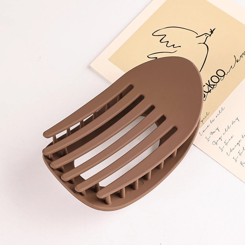 ✨ Oval Hair Clip Set (4 Pack) – Elegant & Gentle Hair Accessories for All Hair Types ✨