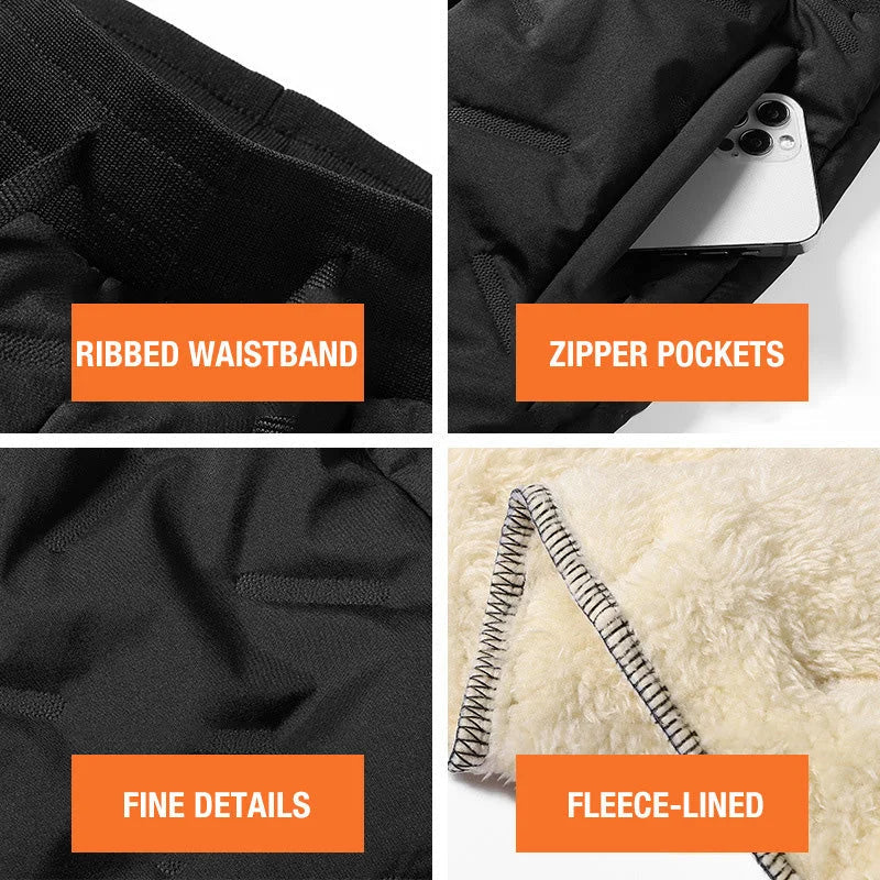 ⏳ Last Day: 50% Off! ✨ Super Soft, Warm & Waterproof Unisex Fleece-Lined Trousers – Cosy Winter Comfort