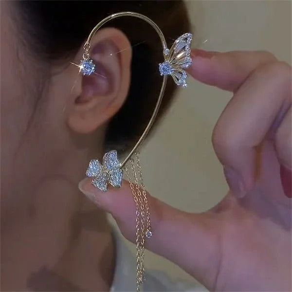 ✨🦋 Sparkling Zirconia Butterfly Earrings – Elegant Jewellery Gift for Her 💖